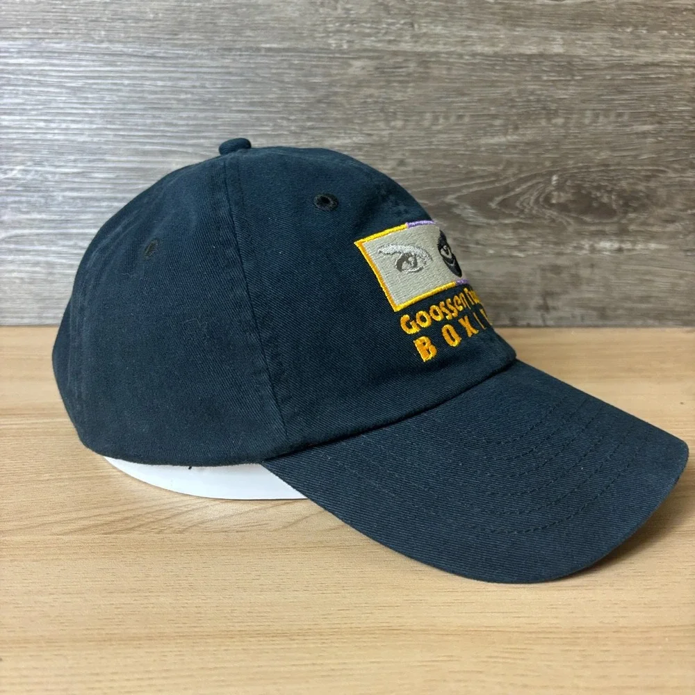 Goossen Tutor Boxing Hat Cap Strap Back Black Adjustable
